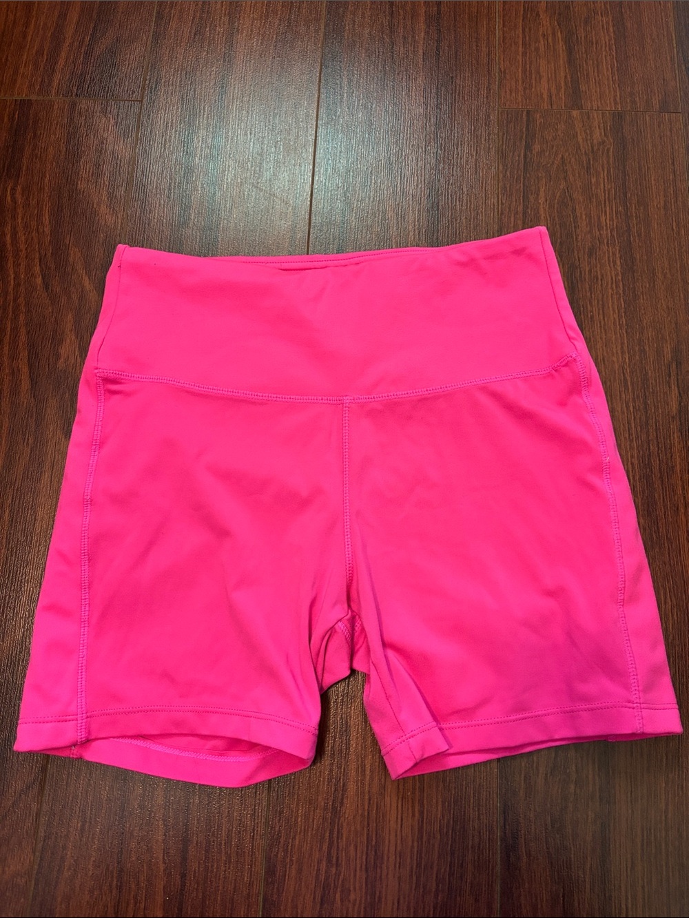 Women's Hot Pink Biker Shorts